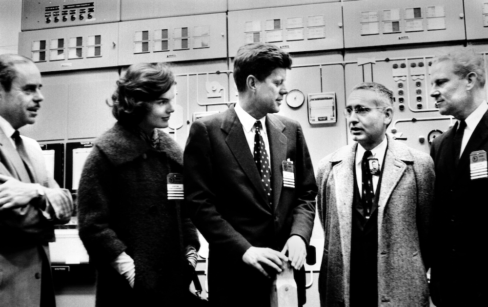 Senator John F. Kennedy and his wife Jackie visited the Oak Ridge Research Reactor