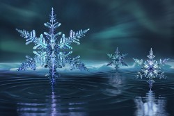 Crystalline ice phases