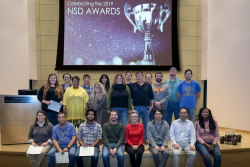 Winners at the inaugural Neutron Scattering Division awards were recognized as the “best of the best” in neutron science and support. Credit: ORNL/Genevieve Martin