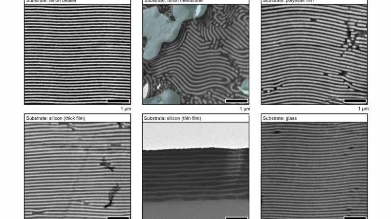 Transmission electron microscope (TEM) images of the new 2D nanosheet as a barrier coating that self