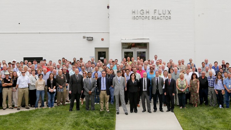 The High Flux Isotope Reactor marked its 50th year and its designation as an American Nuclear Society Nuclear Historic Landmark on Monday, April 13, at the HFIR complex. 