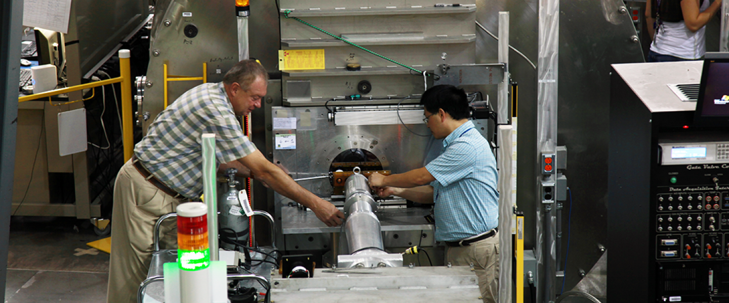 Loading a Sample at CG-2 Loading a Sample at CG-2