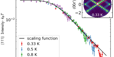 Dynamical Scaling as a Signature of Multiple Phase Competition in a Frustrated Magnet